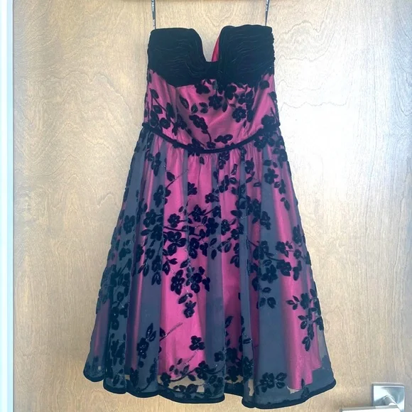 sachin and babi light blue dress Betsey Johnson Evening Bubble Dress main image 1